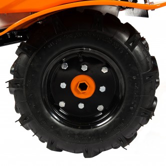 Motocultor 8cp 212cc, benzina 4T, 3 viteze, pornire manuala, cu roti si freze PACHET ulei inclus Detoolz 